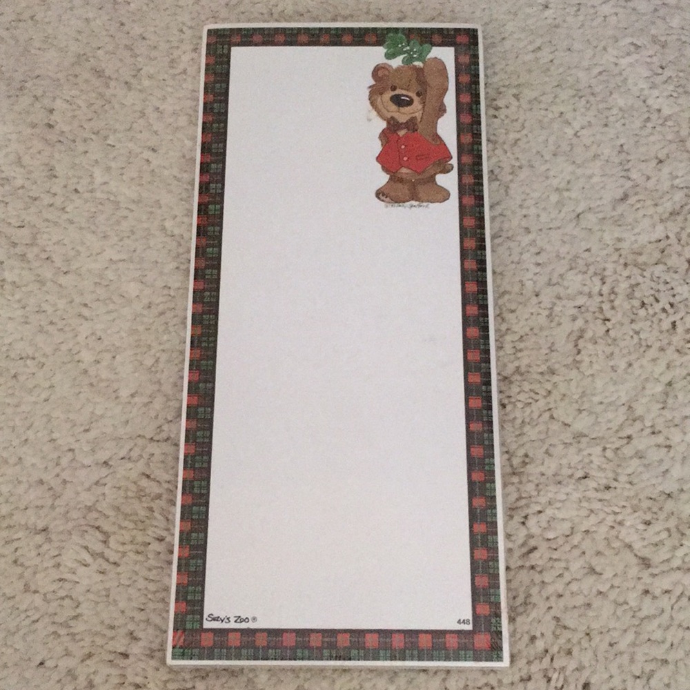 Brand new Suzy’s Zoo note pad with magnet